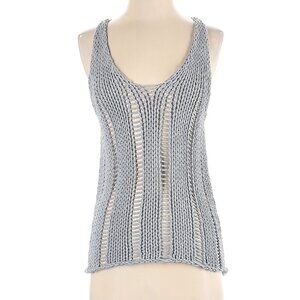 The Eileen Fisher Project Gray Organic Cotton Knit Tank Top Size XS